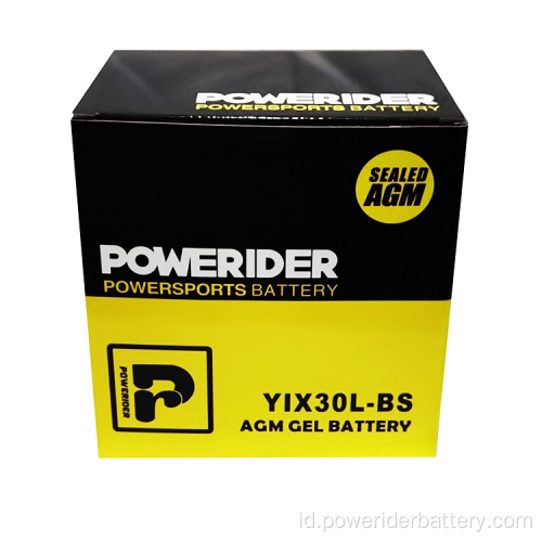 12V 30Ah YTX30L-BS Harley Series Motor Starter Starter Battery